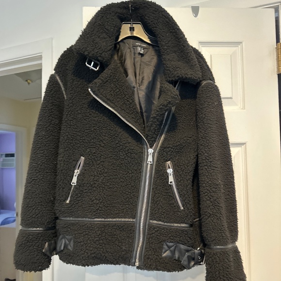 Black Fleece Moto Jacket - Picture 1 of 6